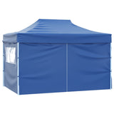 vidaXL Tente pliable avec 4 parois latéraux 3 x 4,5 m Blanc crème
