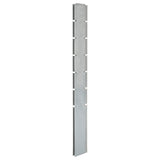 vidaXL Poteau de clôture en gabion argenté 180 cm acier galvanisé
