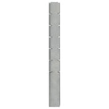  vidaXL Poteau de clôture en gabion argenté 180 cm acier galvanisé