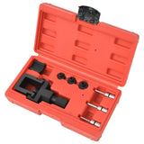 vidaXL Kit de disjoncteur et de rivetage de chaîne moto 8 pcs