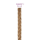 vidaXL Corde 100 % jute 10 mm 100 m