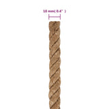 vidaXL Corde 100 % jute 10 mm 100 m