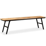 vidaXL Banc Teck de récupération et acier 160 x 35 x 45 cm  (plusieurs options disponibles)