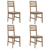 vidaXL Chaises à manger lot de 2 bois d'acacia solide