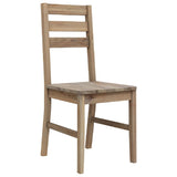 vidaXL Chaises à manger lot de 2 bois d'acacia solide