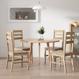 vidaXL Chaises à manger lot de 2 bois d'acacia solide