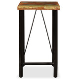 vidaXL Ensemble de bar 5 pcs Bois de récupération massif