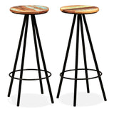 vidaXL Ensemble de bar 5 pcs Bois de récupération massif