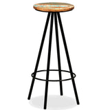 vidaXL Ensemble de bar 5 pcs Bois de récupération massif