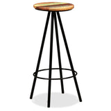 vidaXL Ensemble de bar 5 pcs Bois de récupération massif