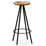 vidaXL Ensemble de bar 5 pcs Bois de récupération massif