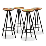 vidaXL Ensemble de bar 5 pcs Bois de récupération massif