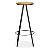 vidaXL Ensemble de bar 5 pcs Bois de récupération massif