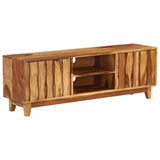 vidaXL Meuble TV Bois massif de Sesham 118 x 30 x 40 cm