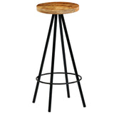 vidaXL Chaises de bar lot de 2 bois de manguier solide