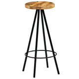 vidaXL Chaises de bar lot de 2 bois de manguier solide