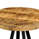 vidaXL Chaises de bar lot de 2 bois de manguier solide