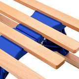 vidaXL Traîneau pliable en bois avec dossier 119 cm  