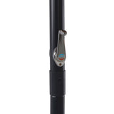 vidaXL Parasol blanc aluminium 500 cm