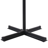 vidaXL Parasol blanc aluminium 500 cm