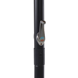 vidaXL Parasol blanc aluminium 500 cm