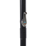 vidaXL Parasol blanc aluminium 500 cm