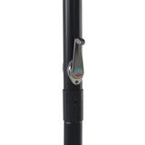 vidaXL Parasol blanc aluminium 500 cm