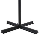 vidaXL Parasol blanc aluminium 500 cm