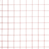 vidaXL Grillage Acier avec revêtement en PVC 10x1,5 m Rouge