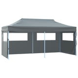 vidaXL Tente de réception pliable avec parois 3 x 6 m Anthracite (plusieurs options disponibles)