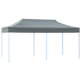 vidaXL Tente de réception pliable avec parois 3 x 6 m Anthracite