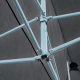 vidaXL Tente de réception pliable avec parois 3 x 6 m Anthracite