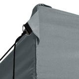 vidaXL Tente pliable avec 4 parois latéraux 3 x 4,5 m Blanc crème