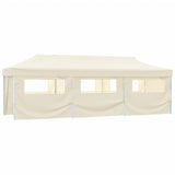 vidaXL Tente de réception pliable avec 8 parois 3x9 m Bleu