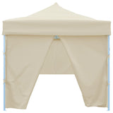 vidaXL Tente de réception pliable avec 8 parois 3x9 m Bleu