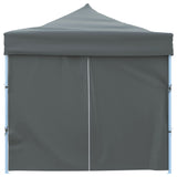 vidaXL Tente de réception pliable avec 8 parois 3x9 m Bleu