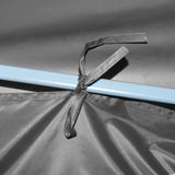 vidaXL Tente de réception pliable avec 8 parois 3x9 m Bleu