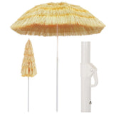 vidaXL Parasol de plage Naturel 180 cm Style hawaïen  (plusieurs options disponibles)