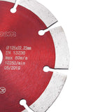 vidaXL Disque de coupe diamanté Acier 350 mm