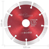vidaXL Disque de coupe diamanté Acier 350 mm