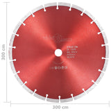 vidaXL Disque de coupe diamanté Acier 350 mm