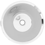 vidaXL Lavabo 42 x 14 cm Céramique Argenté