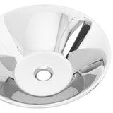 vidaXL Lavabo 42 x 14 cm Céramique Argenté