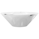 vidaXL Lavabo 42 x 14 cm Céramique Argenté