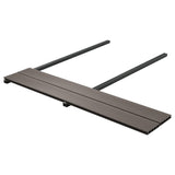 vidaXL Panneaux de terrasse creux WPC 26 m² 2,2 m Marron foncé