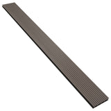 vidaXL Panneaux de terrasse creux WPC 26 m² 2,2 m Marron foncé