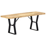 vidaXL Banc 110 cm Bois de récupération massif
