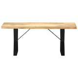 vidaXL Banc 110 cm Bois de récupération massif