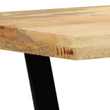 vidaXL Banc 110 cm Bois de récupération massif