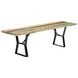 vidaXL Banc 110 cm Bois de récupération massif